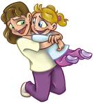 sister's hug