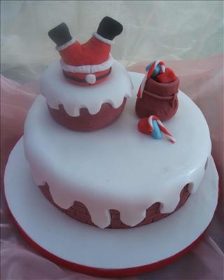 Santa Cake 2