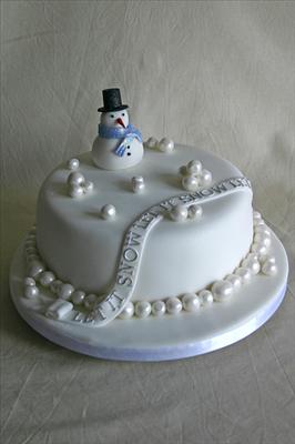 Snowman Cake 2