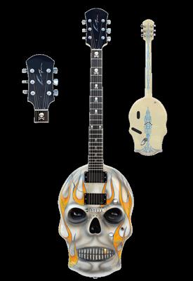 skull guitar