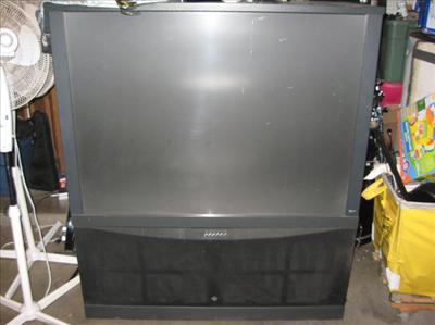 A tv