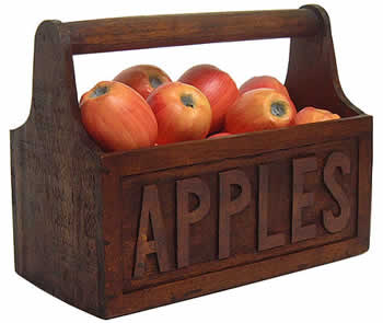 Box of apples