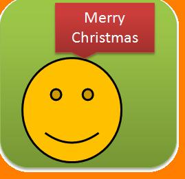Merry Christmas Face