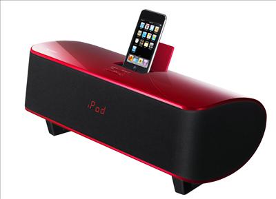 Juicy Red iPod Speaker System XW-NAS5-R