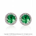 emerald earings