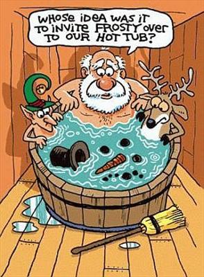 Xmas Hot Tub