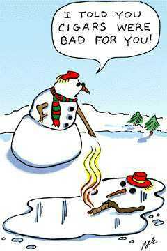 Santa smoking