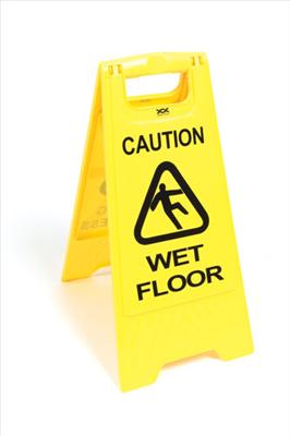 Wet floor sign