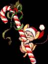 Mouse and Candy-Cane