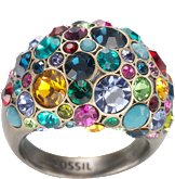 anello in pietre coorate