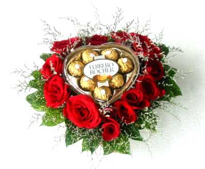 Roses and chocolates