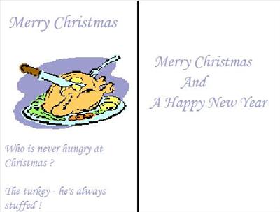 Turkey Card