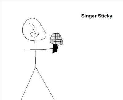 Singer Sticky