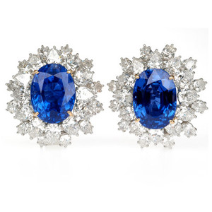 Harry Winstong Sapphire Earrings