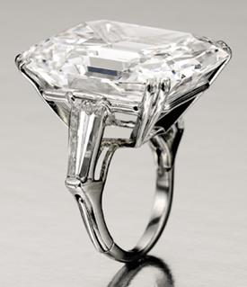 Harry Winston Princess Cut Diamond Ring