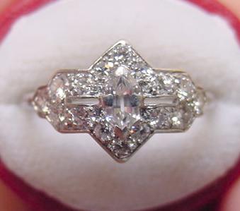 vintage cartier diamond ring