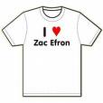 I love Zac Efron t-shirt