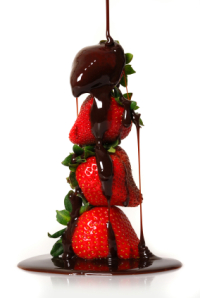 Chocolate Covered Tower of Strawberries