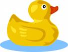 A rubber duck