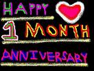1 month anniversary gift