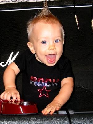 Glamajama \"Rock Star\" baby tee