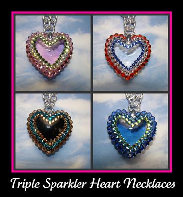 Triple Heart Sparklers