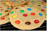 m&m cookies