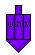 Purple Dreidel