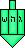 Neon Green Dreidel
