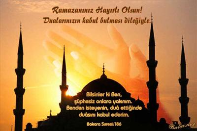 ORAZA BAYRAMIGIZ OGURLU BOLSUN