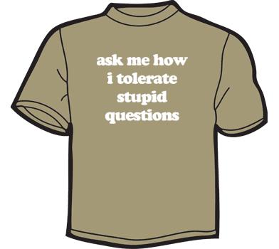Stupid Question Tee