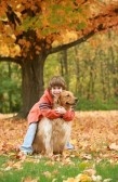 Give a hug to my dog