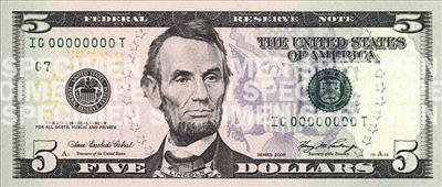 5 dollars