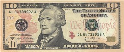 10 dollars