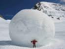 Boule de neige \"géante\"