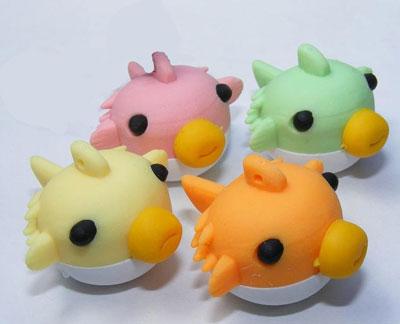 Blowfish Erasers