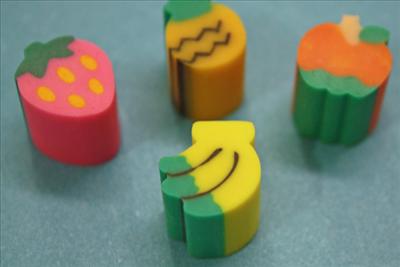 Fruit Erasers