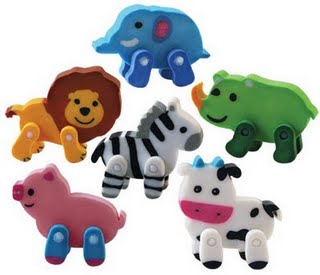 Cute Animal Erasers