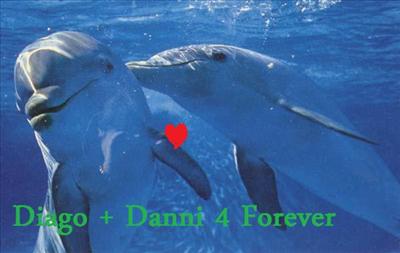 Diago and Danni kiss