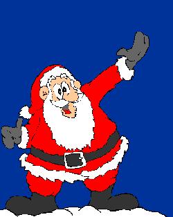 Waving Santa