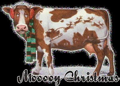 Christmas Cow