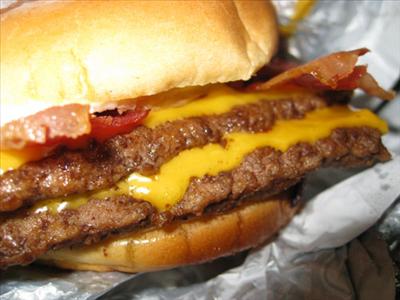 A Bacon Cheeseburger