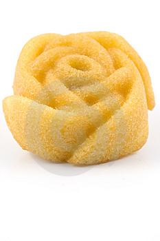 Rose shaped pound cake