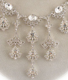 Crystal Icicles Necklace Set