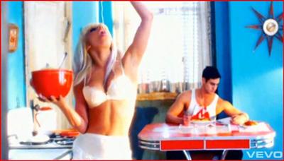 Lady Gaga eating spaghetti