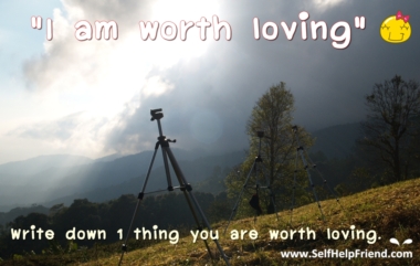 I am worth loving.