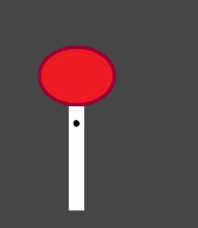 Cherry lollipop