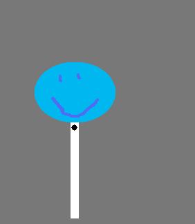 Blue lollipop 
