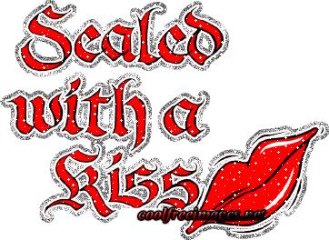Sealed with a kiss!