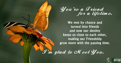 You're A Friend For A Lifetime